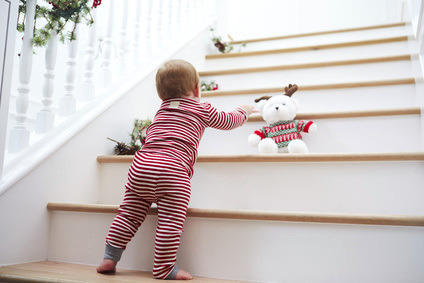 Treppen und Stiegen als Gefahrenquelle für Babys